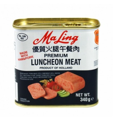 梅林优质火腿午餐肉罐头 fried lunchoen meat 340g