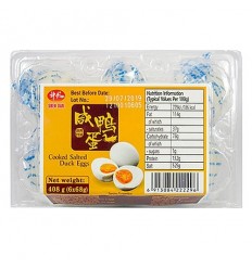 神丹熟咸鸭蛋（6粒装）Salty duck's egg 408g