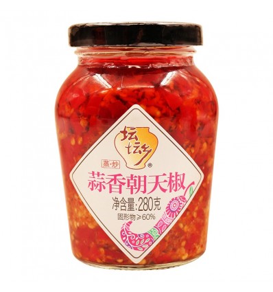 坛坛乡*蒜香朝天椒 280g Red preserved chili