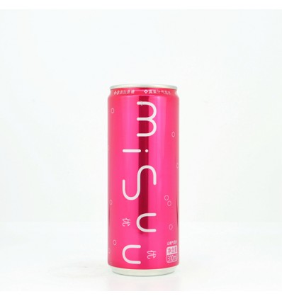 MISUU优优真果汁气泡水(山楂味) 310ml soda drink