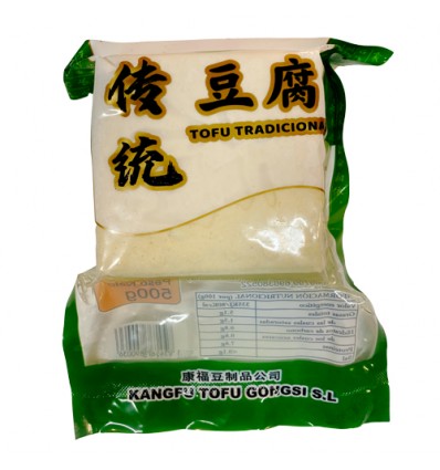 A B 康福传统豆腐 板豆腐traditional Toufu 约500g 南欧蔬菜园网超