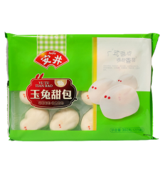 （A区）安井*玉兔甜包*12个装 300g anjoy food
