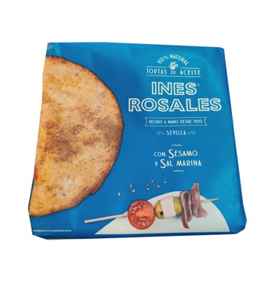 （橙白）西班牙特产Ines rosales*手工橄榄油薄饼*甜橙味 180g cracker