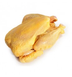 （U类只发特快或自配送）鲜冰冻法国农场黄鸡（不带头） Chicken 约1.2Kg