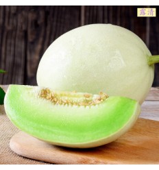 （AB区）菜园特产碧玉甜瓜/香瓜 Chinese Melon 1个约 1-1.3Kg