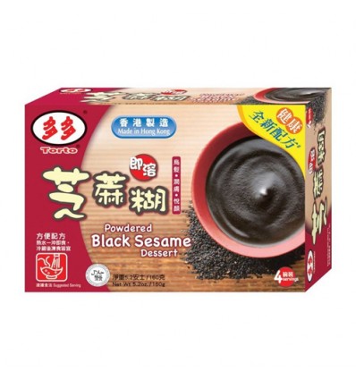 多多* 黑芝麻糊 香港制造 160g Black sesame pasta