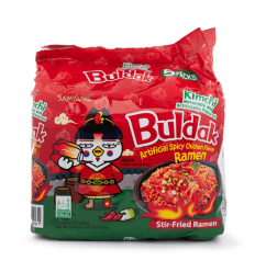 （红绿袋*5连包）韩国三养*火鸡面*泡菜味 700g Instant Noodles