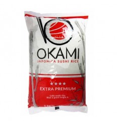 红袋！OKAMI特级日本寿司专用长米 1Kg SUSHI RICE