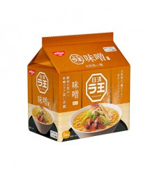 （5连包）日本原装日清*味噌拉面 500g noodles