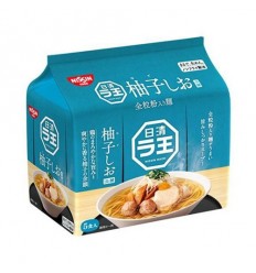 （5连包）日本原装日清拉面王*柚子鸡拉面 500g noodles