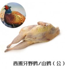 （U类只发特快和自配送）鲜冻西班牙野鸡（公鸡） 1只 约500-600g yeji
