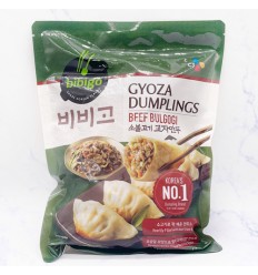 （仅供自配送） 韩国BIBIGO*烧烤牛肉饺子 600g Dumpling