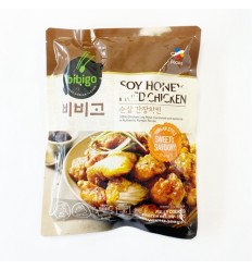 （U类只发特快或自配送） 韩国BIBIGO*酱油蜜糖炸鸡块 350g chicken