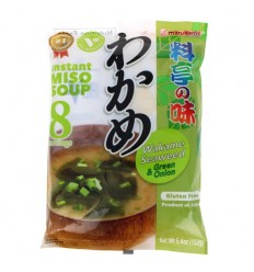 绿包 Marukome 即食豆腐味噌汤8袋入（洋葱味）152g Miso