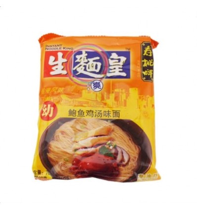 寿桃牌*生面皇 鲍鱼鸡汤味 70G Instant Noddles