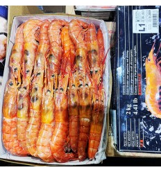 L1黑盒阿根廷特大号红虾 10/20（冰冻）2Kg Frozen shrimps